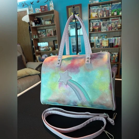 Unbranded Pastel Unicorn Satchel Bag with Removable Strap - Picture 3 of 7